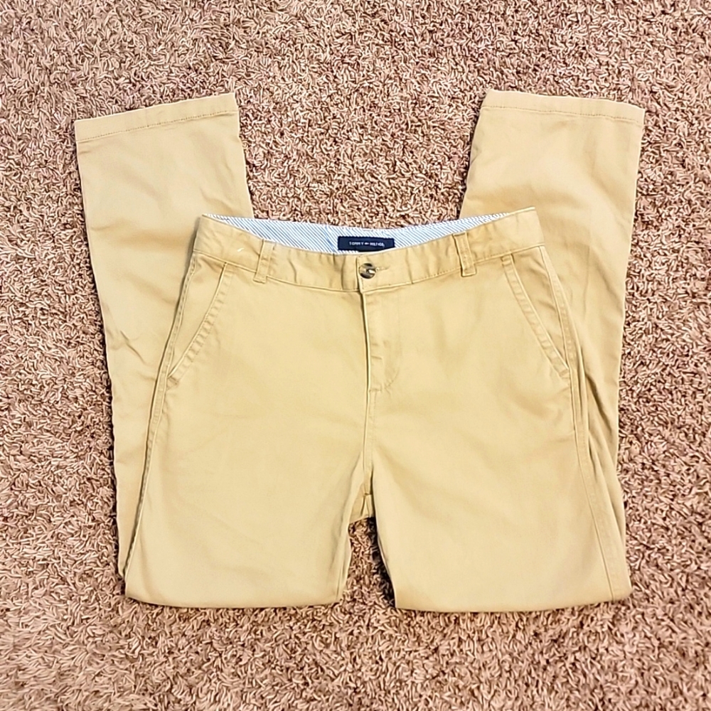 Boys khaki pants size 20 Tommy Hilfiger